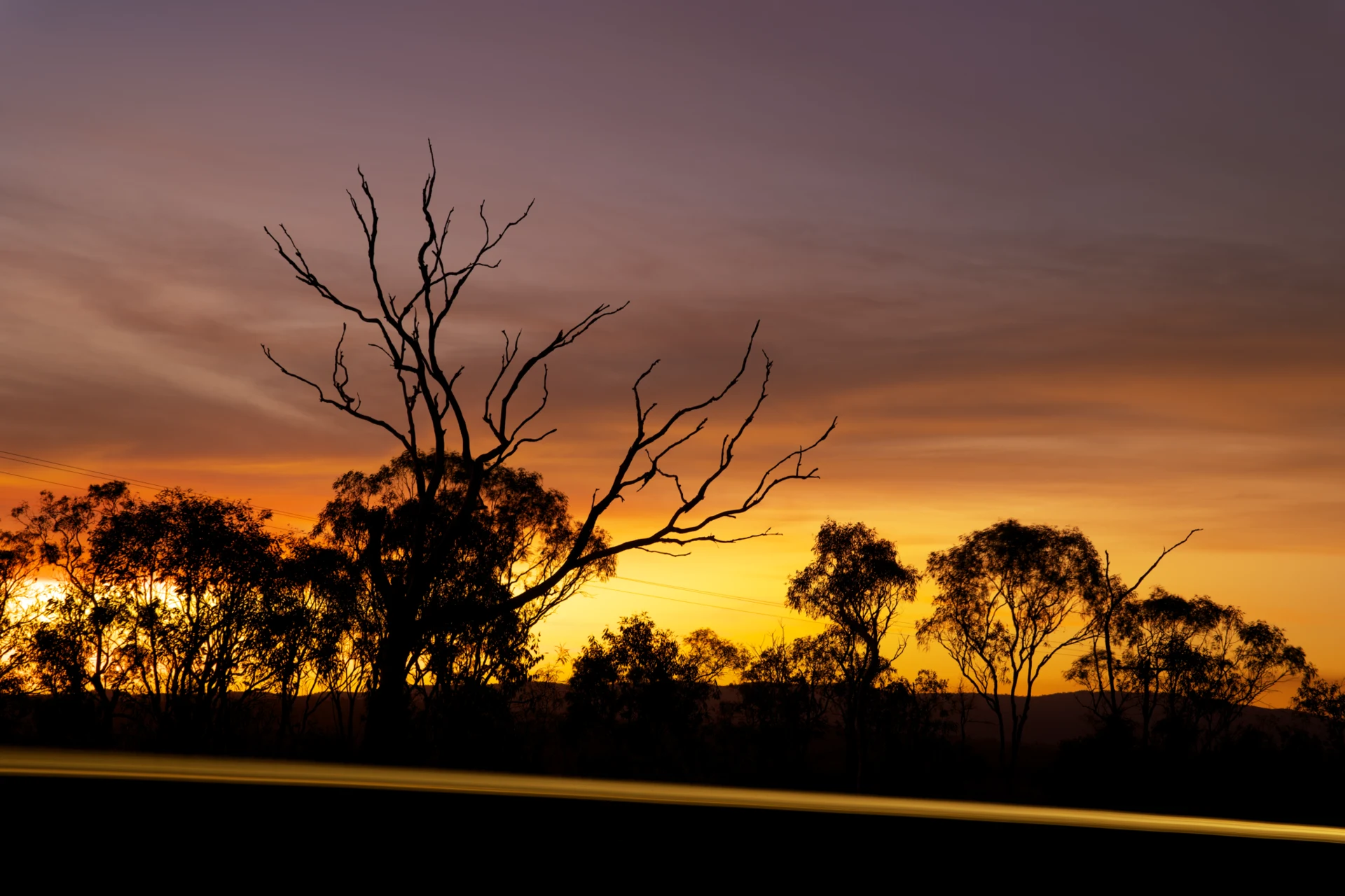Narayan’s photograph of a Mareeba sunset